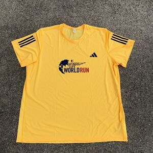 Adidas Mens Shirt Wings For Life World Run Size 2XL JI7632